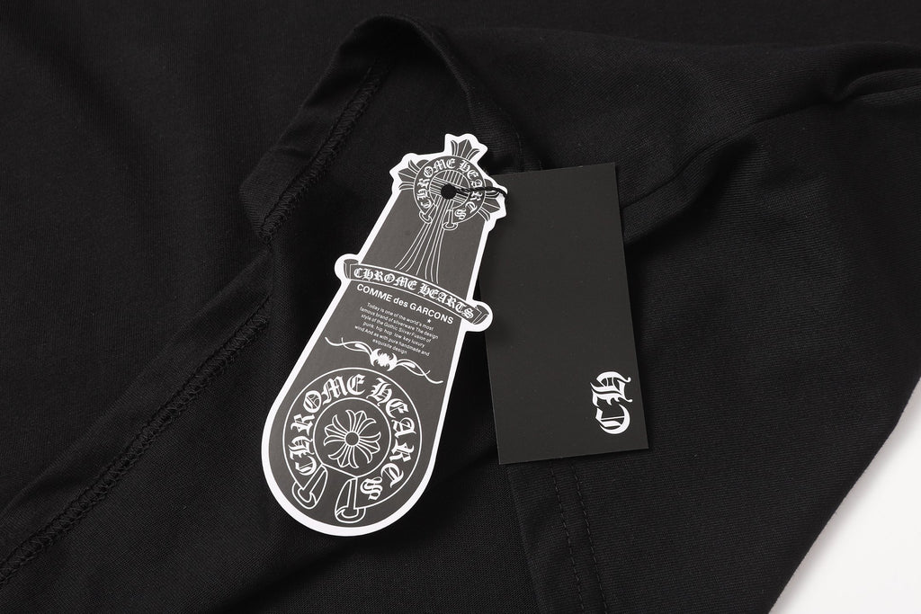 Cyan Drip Script Logo Black T-Shirt™