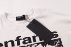 ER* Black Typography White Long Sleeve Shirt™