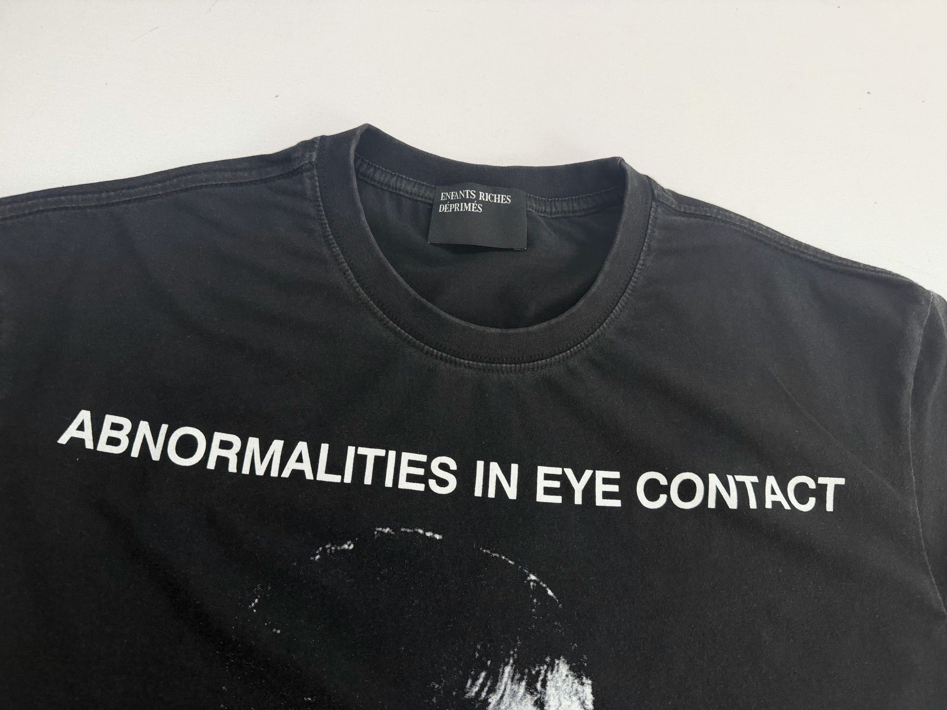 ER* Abnormalities In Eye Contact Washed Black T-Shirt™