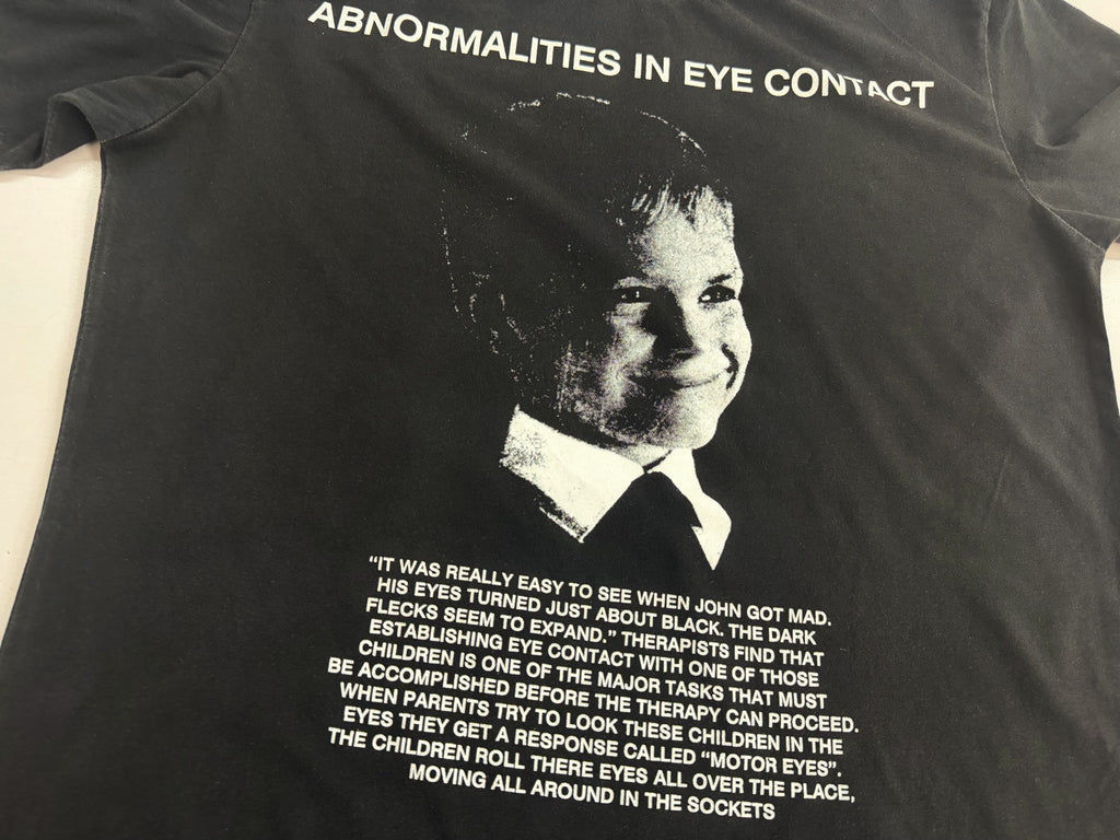 ER* Abnormalities In Eye Contact Washed Black T-Shirt™