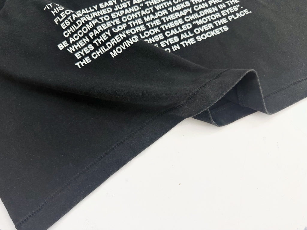 ER* Abnormalities In Eye Contact Washed Black T-Shirt™
