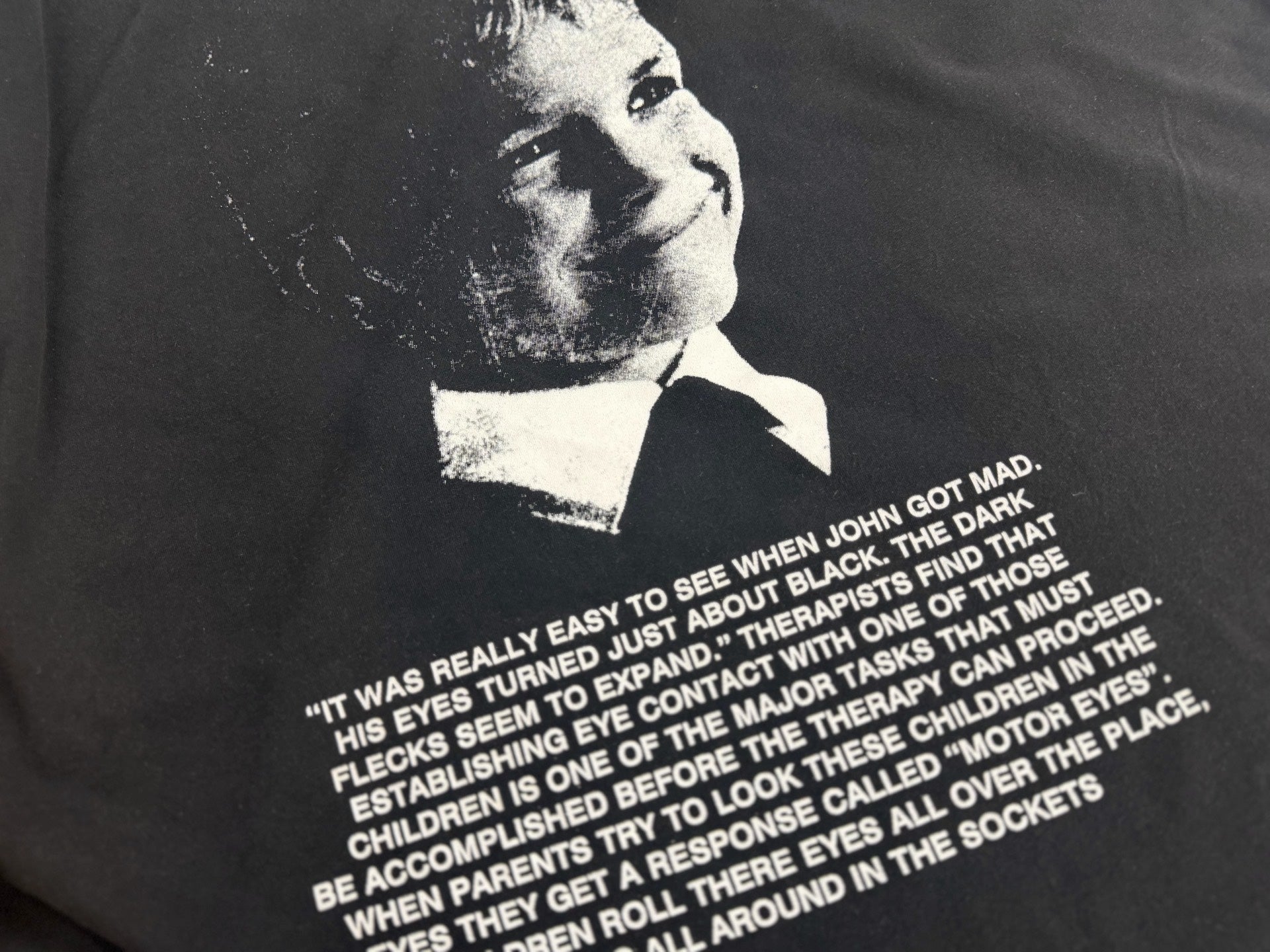ER* Abnormalities In Eye Contact Washed Black T-Shirt™