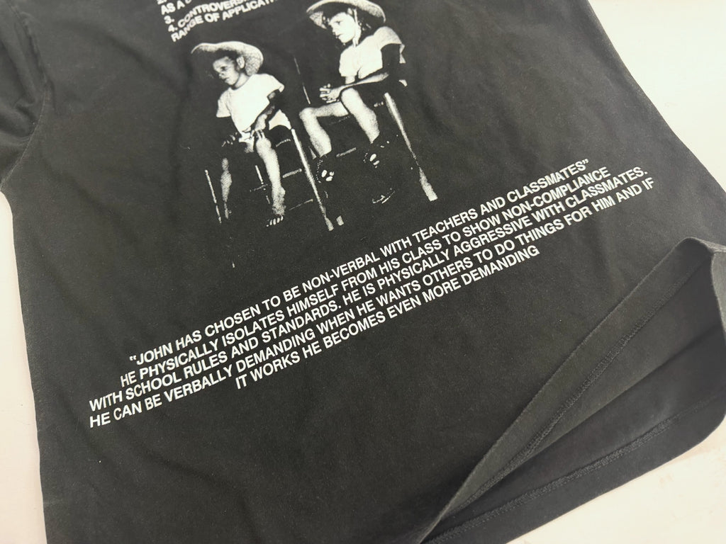 ER* Abnormalities In Eye Contact Washed Black T-Shirt™