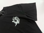 ER* Un Secret Blue Graphic Black T-Shirt™
