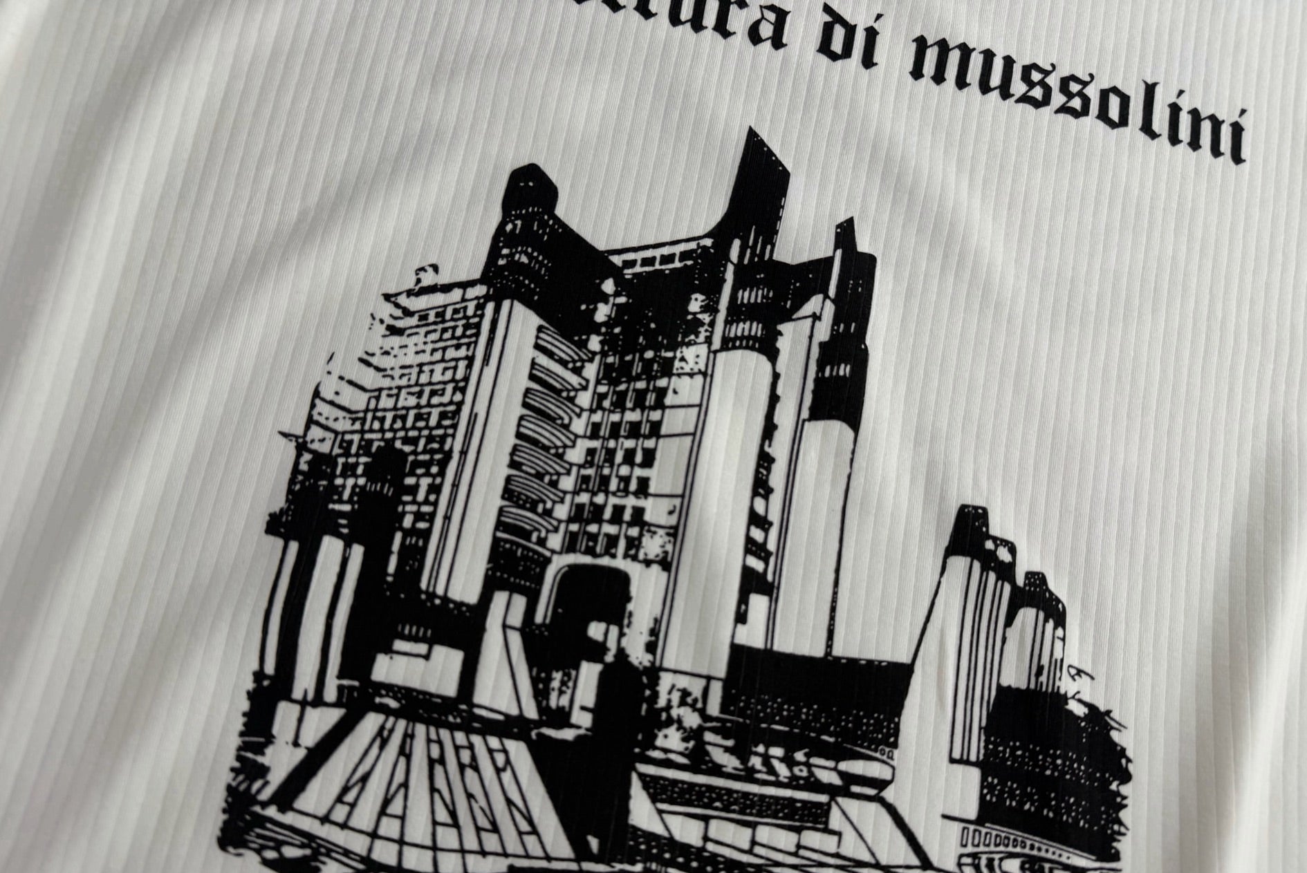 ER* Architettura Di Mussolini White T-Shirt™