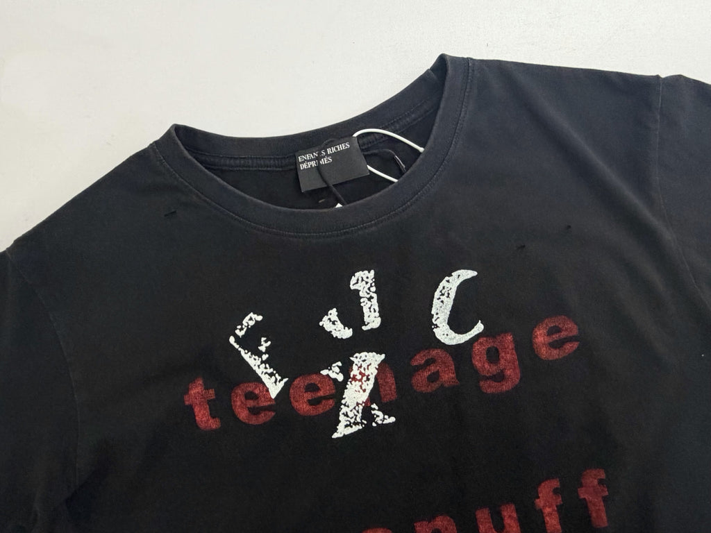 ER* Teenage Snuff Film Washed Black T-Shirt™