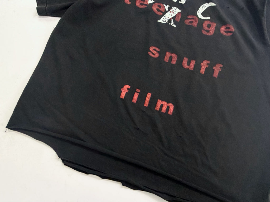 ER* Teenage Snuff Film Washed Black T-Shirt™