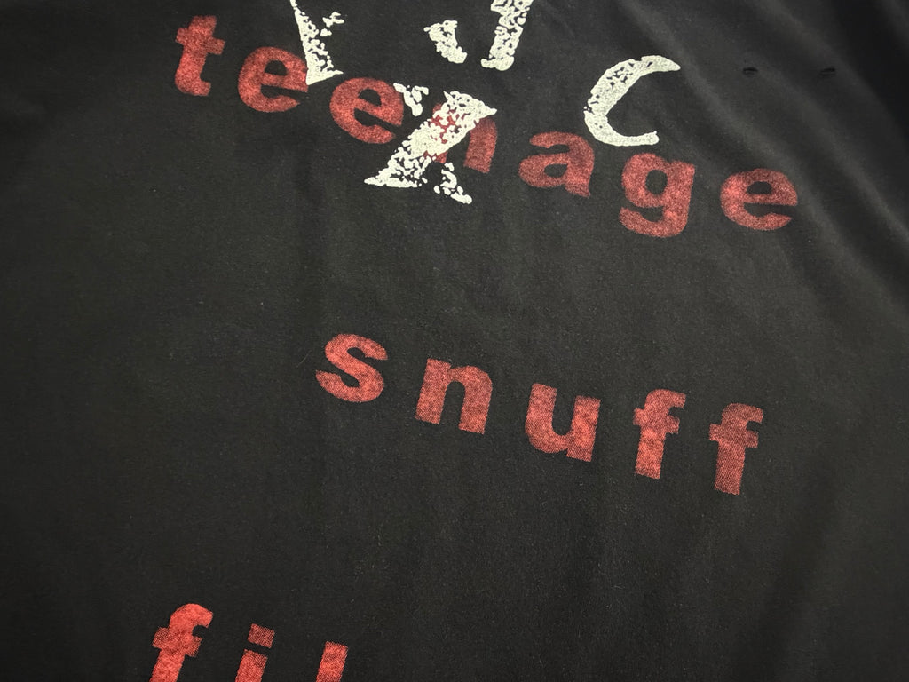 ER* Teenage Snuff Film Washed Black T-Shirt™