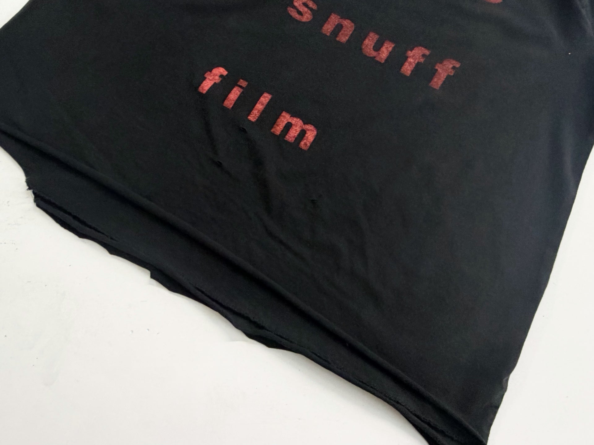 ER* Teenage Snuff Film Washed Black T-Shirt™