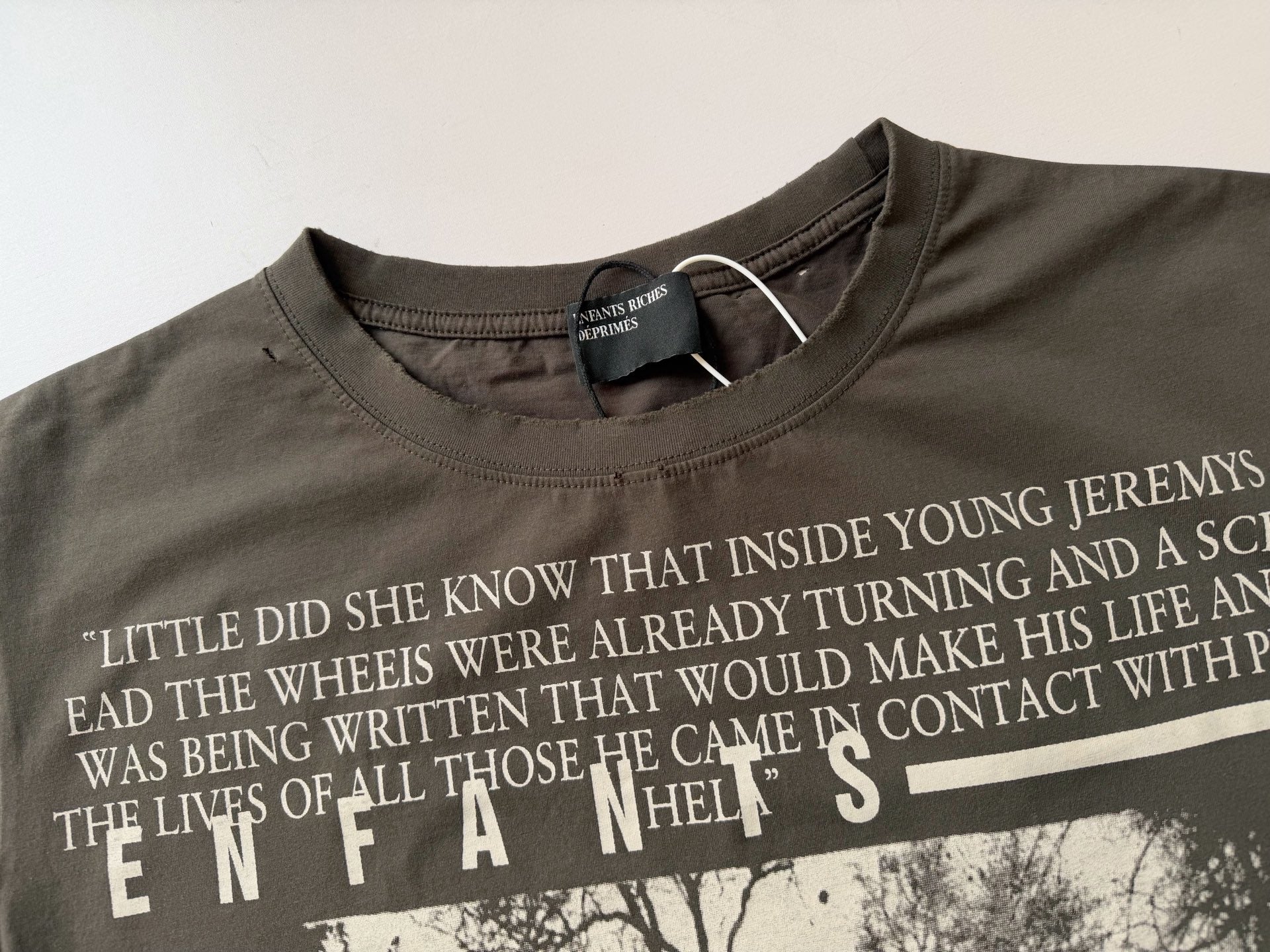 ER* Jeremy Letter Gray T-Shirt™