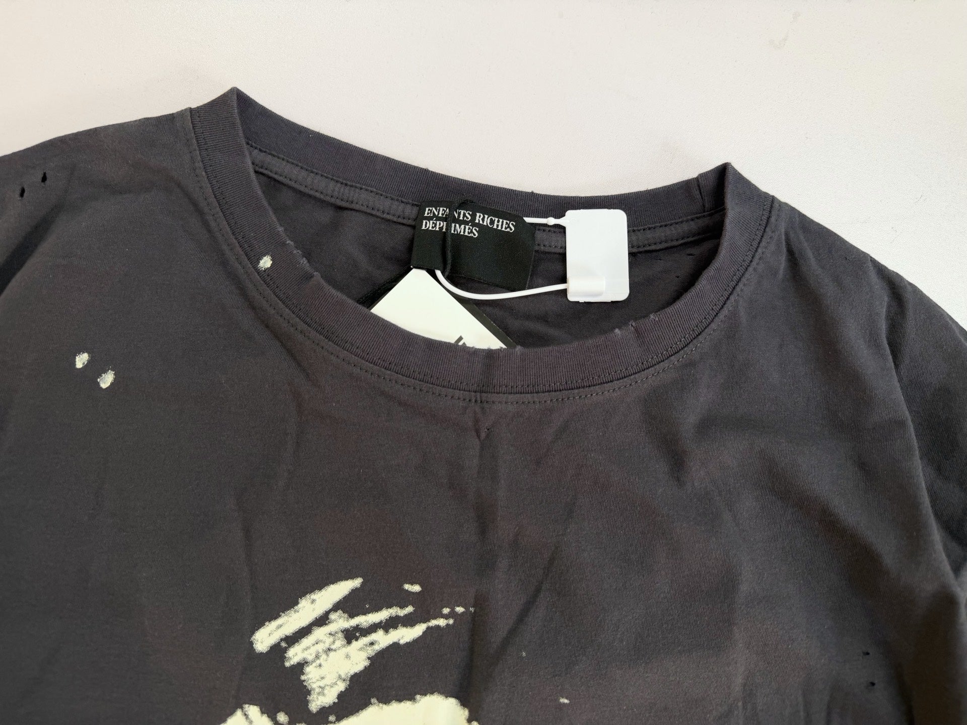 ER* Distressed Nietzsche Faded Brown T-Shirt™