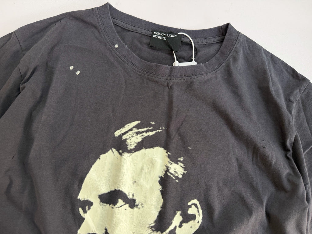 ER* Distressed Nietzsche Faded Brown T-Shirt™