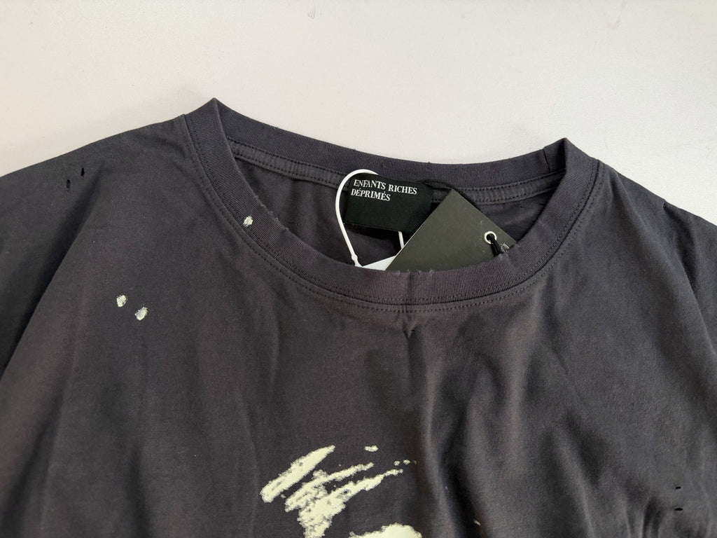 ER* Distressed Nietzsche Faded Brown T-Shirt™