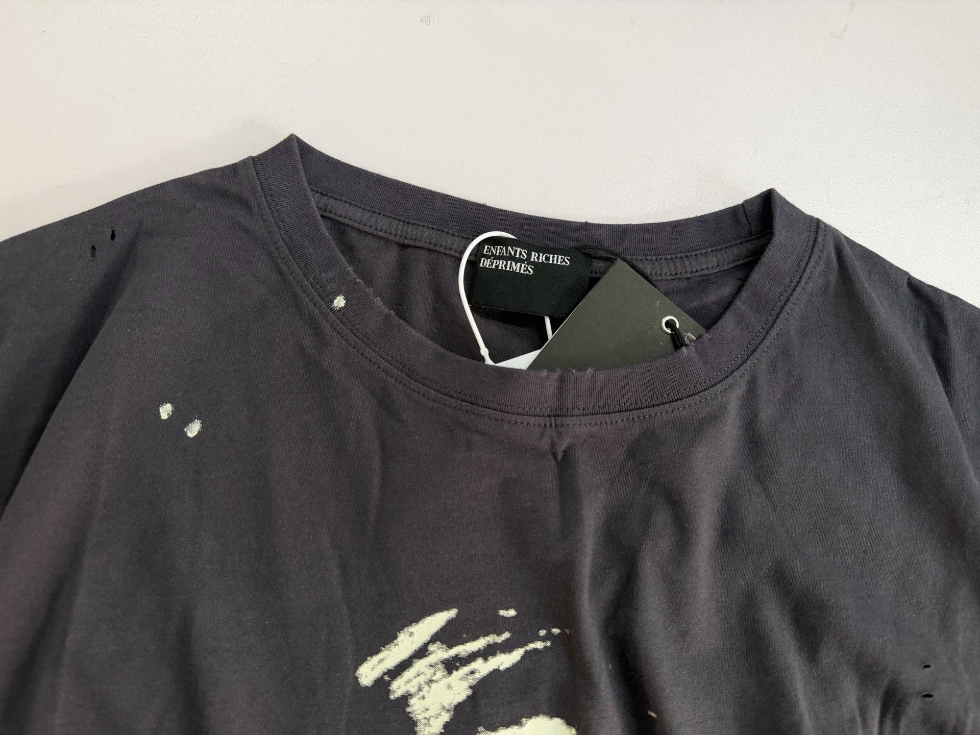 ER* Distressed Nietzsche Faded Brown T-Shirt™