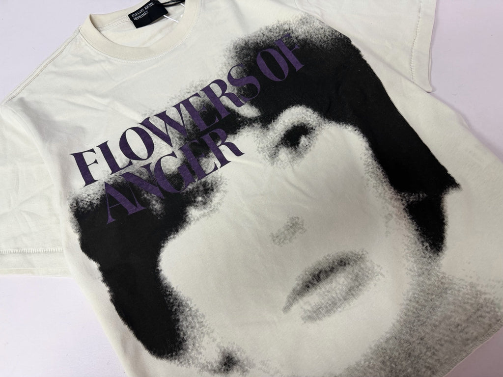 ER* Flowers Of Anger White T-Shirt™