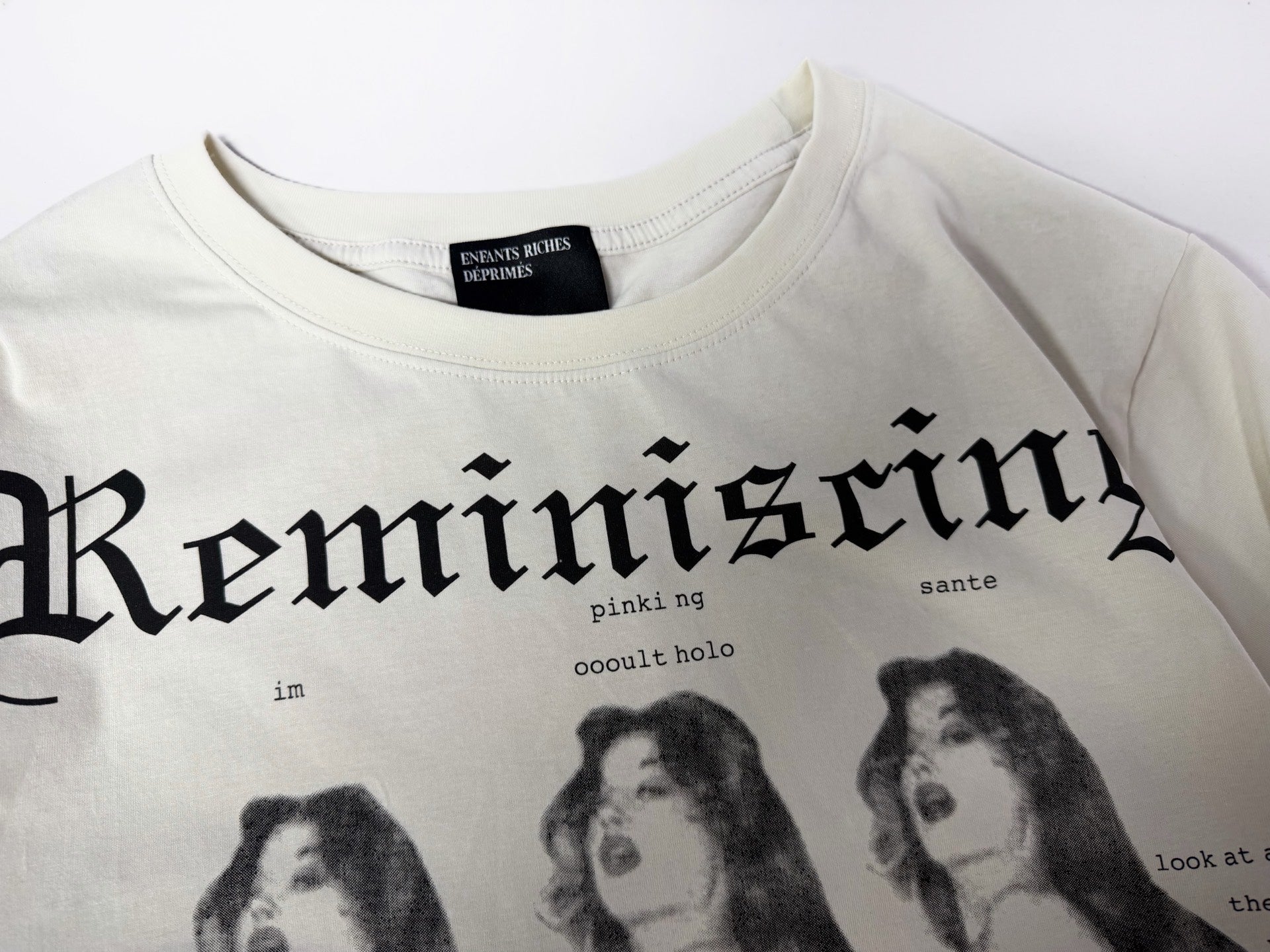 ER* Reminiscing Triple Portrait White T-Shirt™