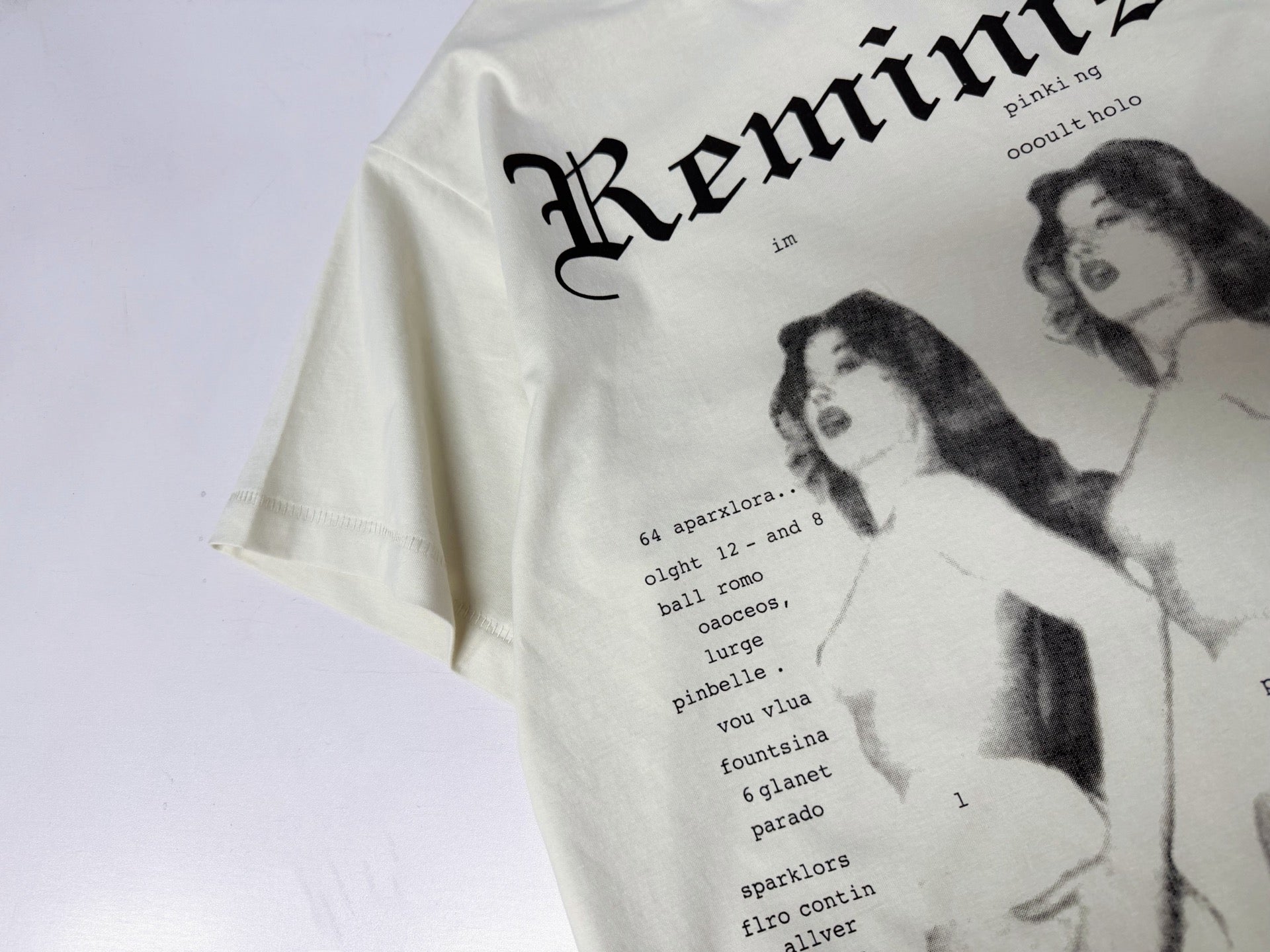 ER* Reminiscing Triple Portrait White T-Shirt™