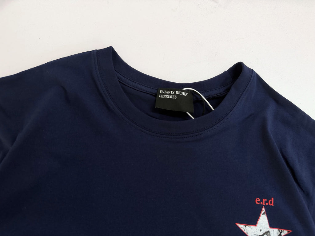 ER* Star Logo Navy Blue T-Shirt™