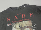ER* Red Sade Graphic Washed Black T-Shirt™