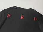 ER* Red Sade Graphic Washed Black T-Shirt™