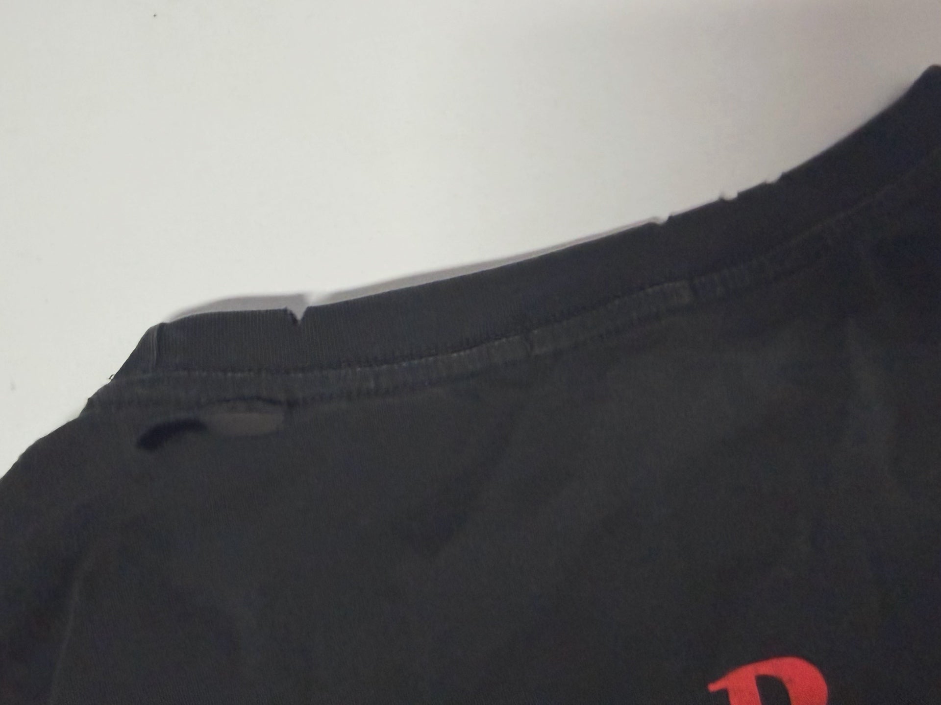 ER* Red Sade Graphic Washed Black T-Shirt™