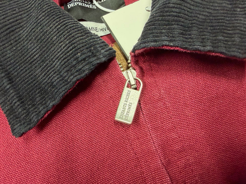 ER* Distressed Black Collar Red Work Jacket™