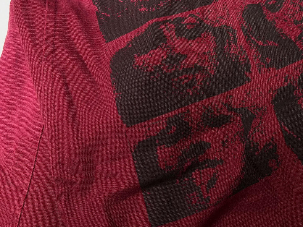 ER* Distressed Black Collar Red Work Jacket™