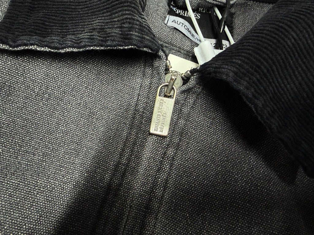 ER* Distressed Black Collar Gray Work Jacket™