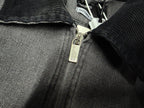 ER* Distressed Black Collar Gray Work Jacket™