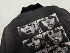 ER* Distressed Black Collar Gray Work Jacket™