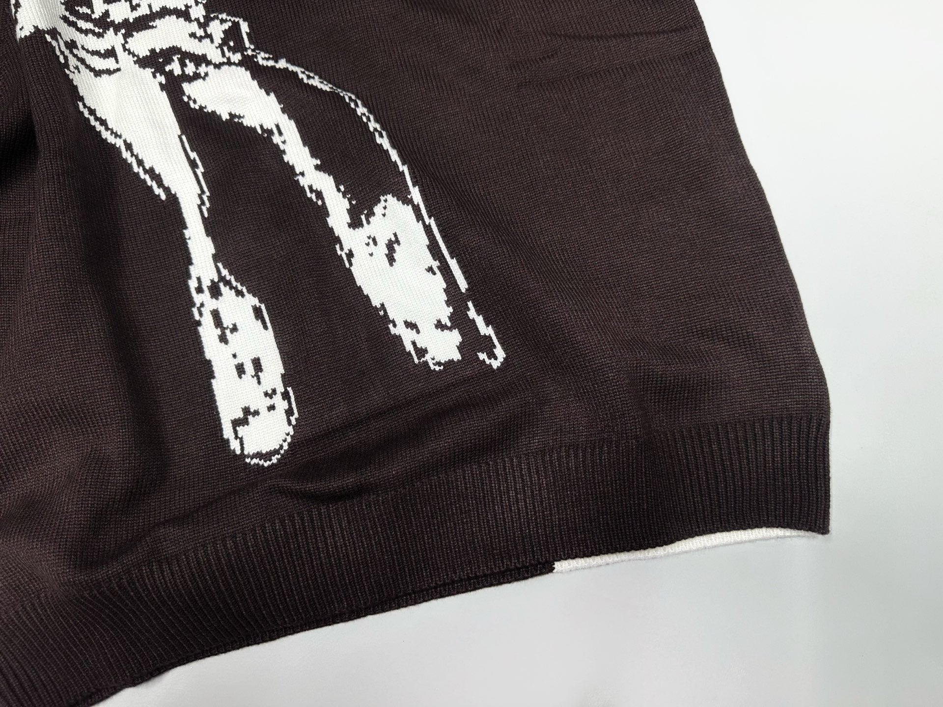 ER* Cartoon Graphic Maroon Knit Sweater™