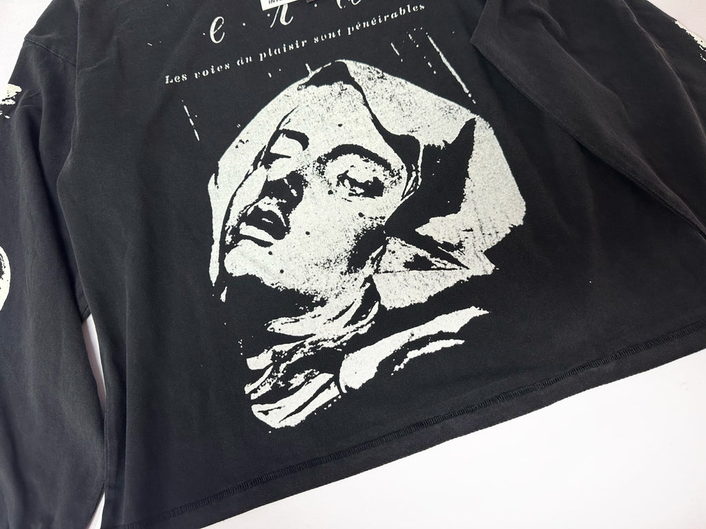 ER* Framed Portrait Washed Black Long Sleeve Shirt™