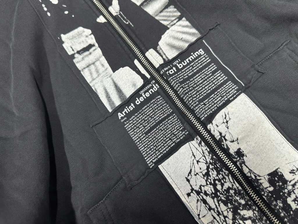 ER* Artist Defends Washed Black Zip Hoodie™