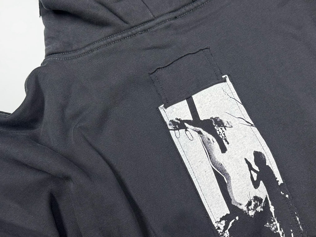 ER* Artist Defends Washed Black Zip Hoodie™