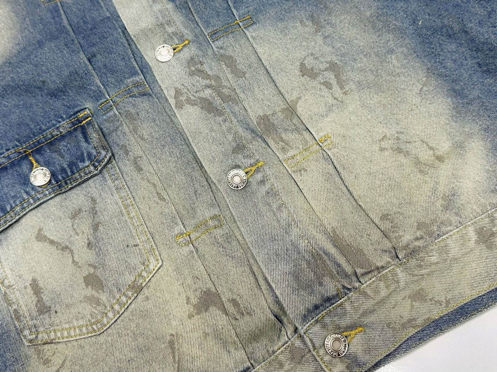 ER* Stained Light Wash Denim Jacket™