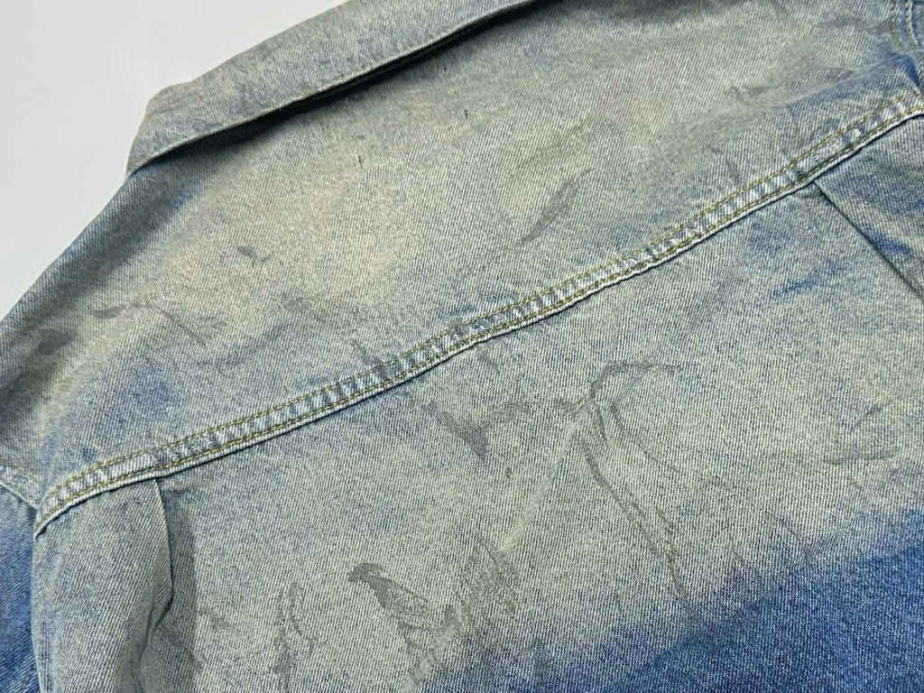 ER* Stained Light Wash Denim Jacket™