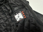 ER* Painter's Wives Black Leather Bomber Jacket™