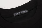 Pink & Black Embroidered Cross Black T-Shirt™