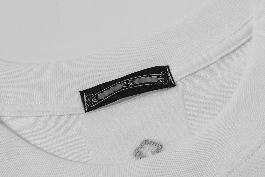 Vertical Cross Horseshoe Logo White T-Shirt™