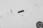 Vertical Cross Horseshoe Logo White T-Shirt™