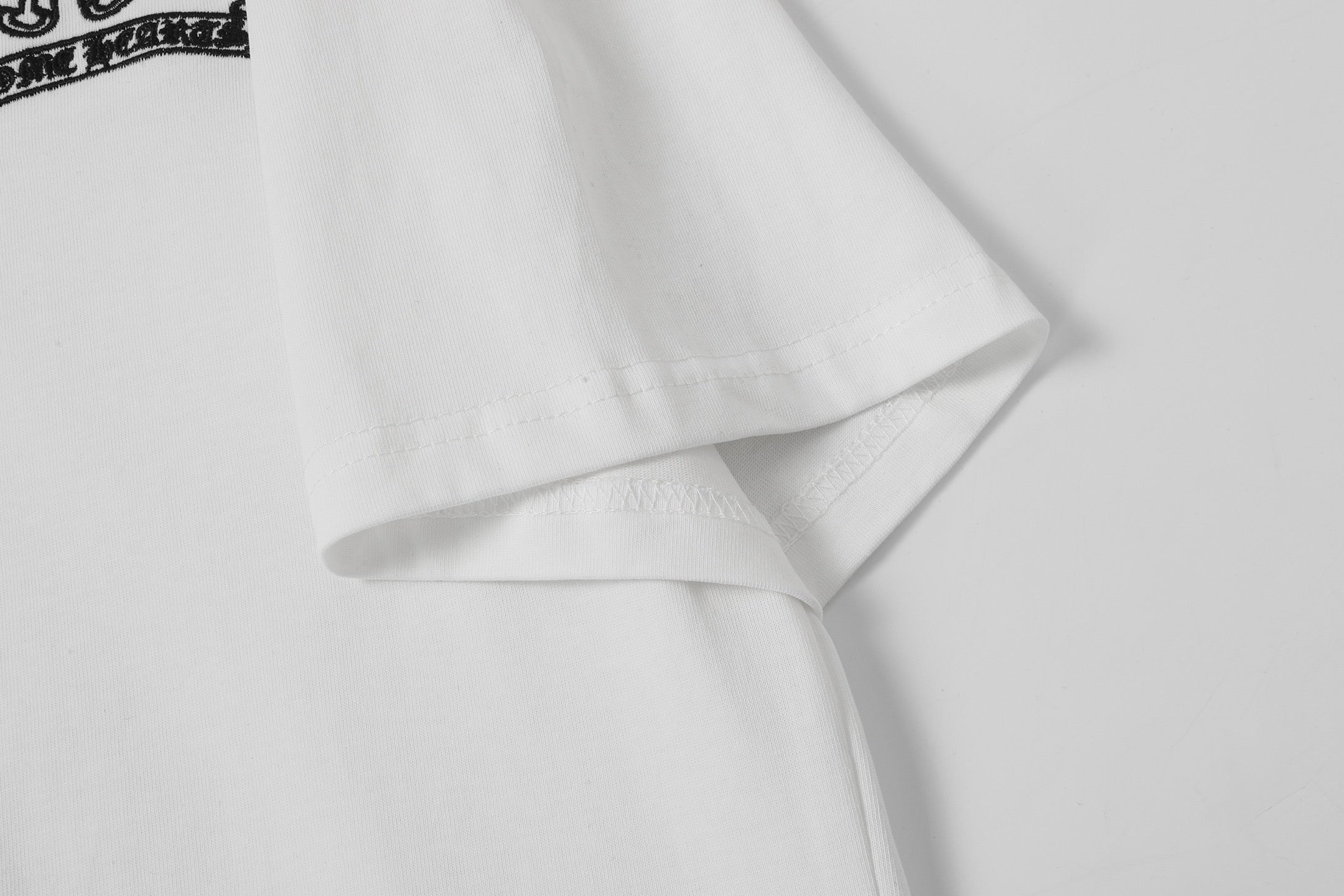 Vertical Cross Horseshoe Logo White T-Shirt™