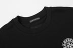Vertical Cross Horseshoe Logo Black T-Shirt™