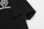 Vertical Cross Horseshoe Logo Black T-Shirt™