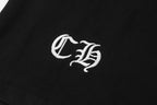 Vertical Cross Horseshoe Logo Black T-Shirt™