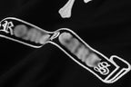 Vertical Cross Horseshoe Logo Black T-Shirt™
