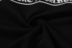 Vertical Cross Horseshoe Logo Black T-Shirt™