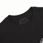 Ornate Double Cross Horseshoe Black T-Shirt™