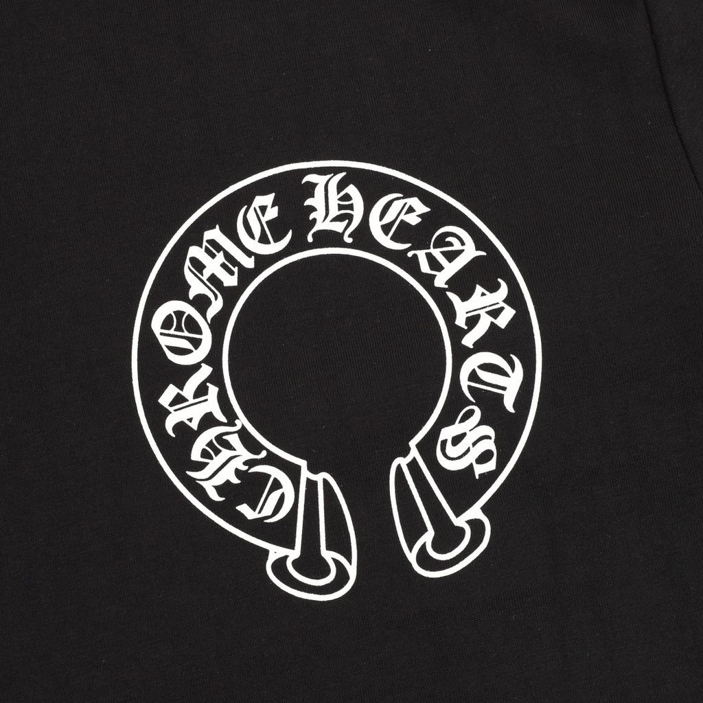 Ornate Double Cross Horseshoe Black T-Shirt™