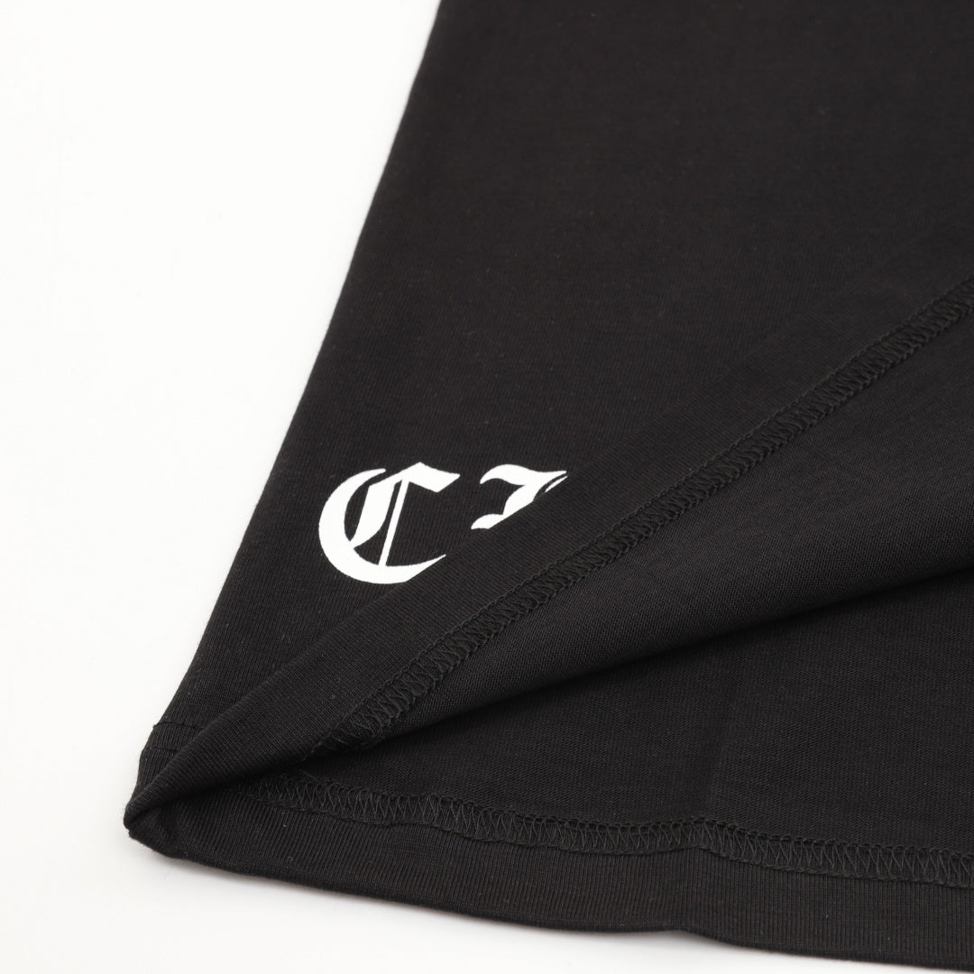 Ornate Double Cross Horseshoe Black T-Shirt™