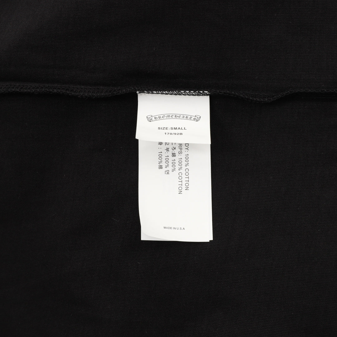Ornate Double Cross Horseshoe Black T-Shirt™